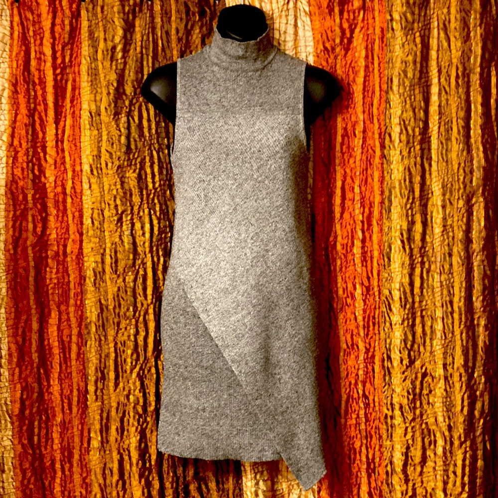 six crisp days mock neck bodycon dress